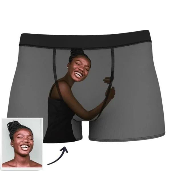 Custom Girlfriend Hugs Boxer Shorts Рождественские подарки