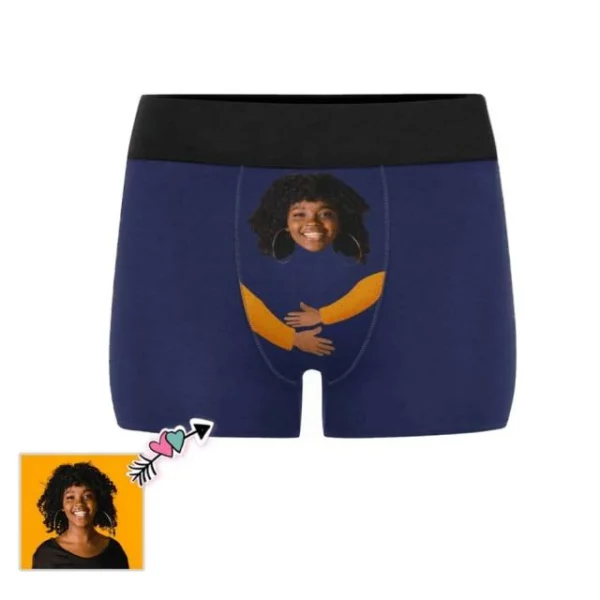 Neska-laguna Besarkadak Boxer Shorts Gabonetako Opariak