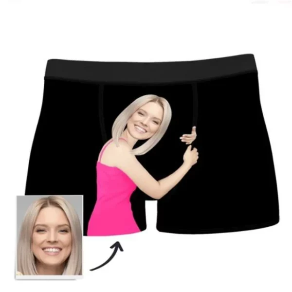 Custom Girlfriend Hugs Boxer Shorts Рождественские подарки