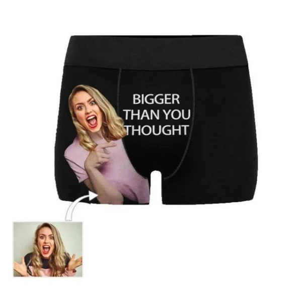 Custom Girlfriend Hugs Boxer Shorts Χριστουγεννιάτικα δώρα