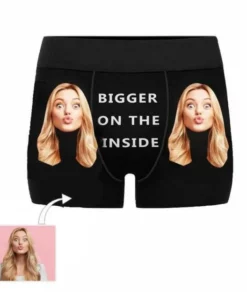 Custom Girlfriend Hugs Boxer Shorts Christmas Gifts