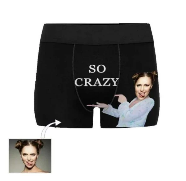 Custom Girlfriend Hugs Boxer Shorts Χριστουγεννιάτικα δώρα