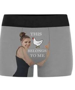 Custom Girlfriend Hugs Boxer Shorts Christmas Gifts