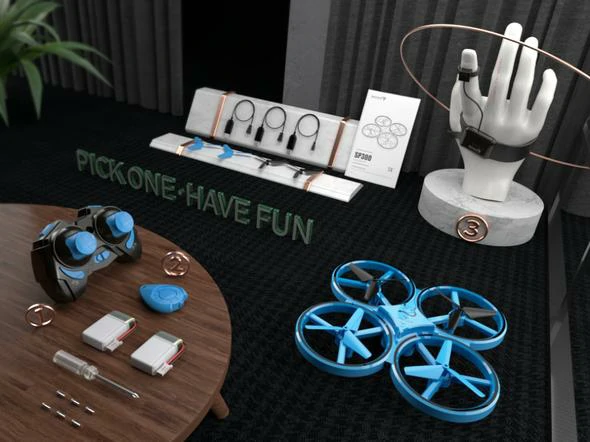 The Hand Gesture Sensing Drone