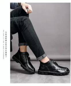 „Captis“ vyrų nacionalinio stiliaus laisvalaikio batai „Loafers“.