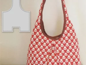 Handmade hobo bag Pattern Template