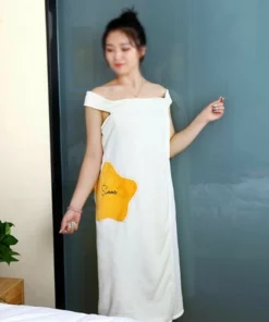 ⚡新年促銷⚡--女式速乾耐磨超細纖維毛絨浴袍