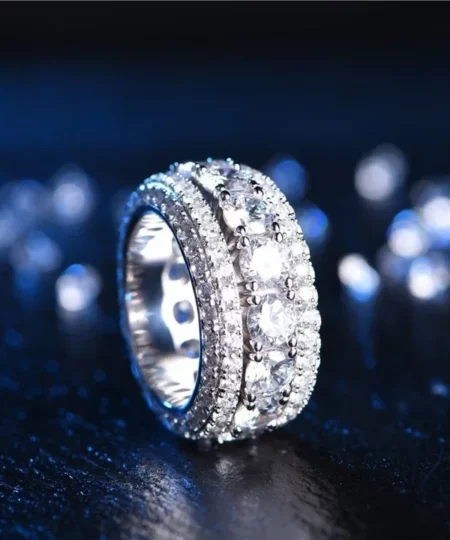 Middle diamond Rotating Ring Brings Love And Goodluck（Second one 50% OFF）