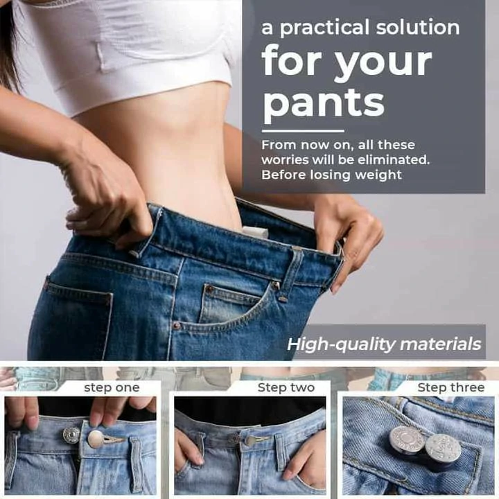 (🎄New Year Hot Sale🎄-48% OFF)Jeans Retractable Button(3 PCS)