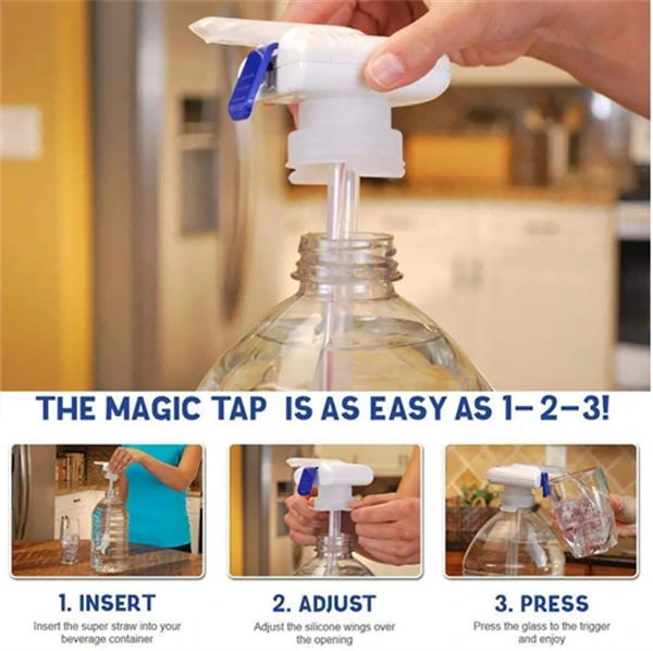 (✨ការលក់ក្តៅឆ្នាំថ្មី - បញ្ចុះតម្លៃ 48%) - Magic Tap Drink Dispenser - ទទួលបានភេសជ្ជៈរបស់អ្នកកាន់តែងាយស្រួល