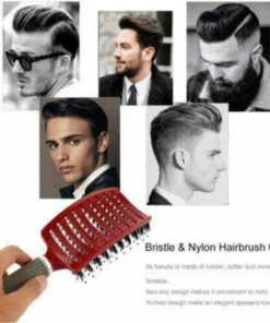 🔥( HOT SALE - SAVE 50% OFF) BOAR BRISTLE HAIR BRUSH-BUY 2 GET 1 FREE