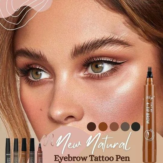 (🎉New Year Sale🎉) 4-Point Eyebrow Pen (Buy 2 Get 1 Free)