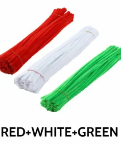 100Pcs Creative Handmade Colored Wool Root Top Twisting Bar Manual Fluffy Bar Iron Wire🔥50% OFF🔥