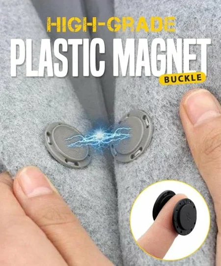 High-grade invisible plastic magnet button (5PCS)--Present a gift now:sewing set