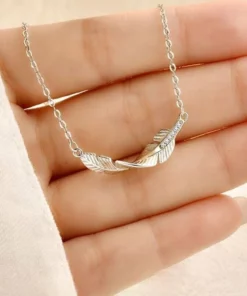 🔥 Last Day Promotion 75% OFF 🔥Memorial - Guardian Angel Feather Necklace