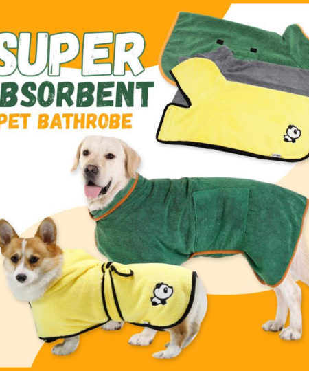 🎄Weihnachtsangebot🎄 Super saugfähiger Bademantel für Haustiere