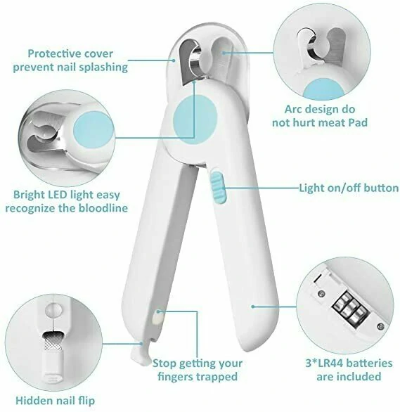 Pet Nail Trimmer with LED Light🔥50% OFF🔥