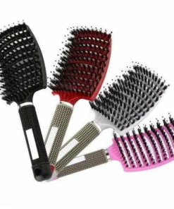 🔥( HOT SALE - SAVE 50% OFF) BOAR BRISTLE HAIR BRUSH-BUY 2 GET 1 FREE