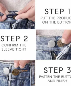 (🎄New Year Hot Sale🎄-48% OFF)Jeans Retractable Button（3 PCS)