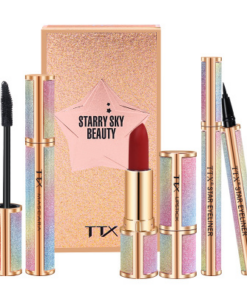 TTX sterre-driestuk-pak, lipstiffie, mascara, oogomlyner