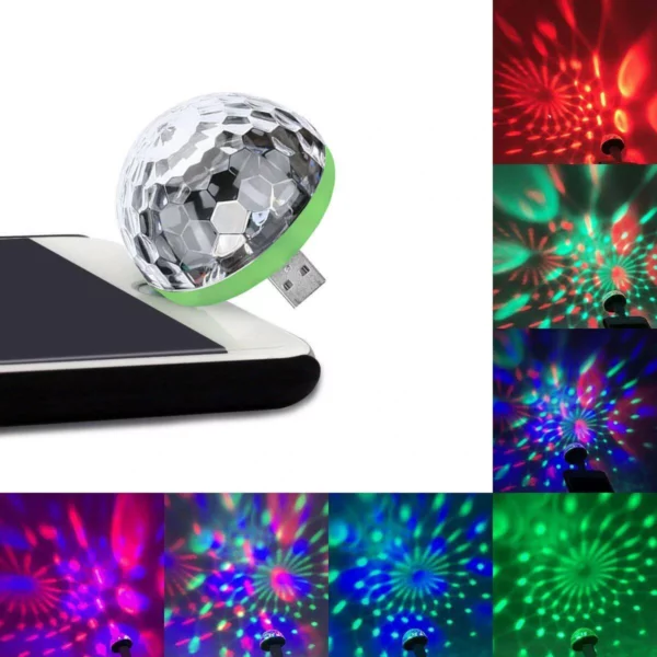 【Father's Day Promotion- Buy 2 Get 1 Free】USB Party Lights Mini Disco Ball