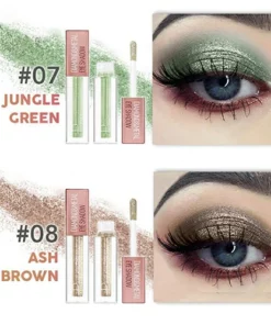 (🔥HOT SALE NOW-Buy 2 Get 1 Free) Diamond & Metal Liquid Eye Shadow