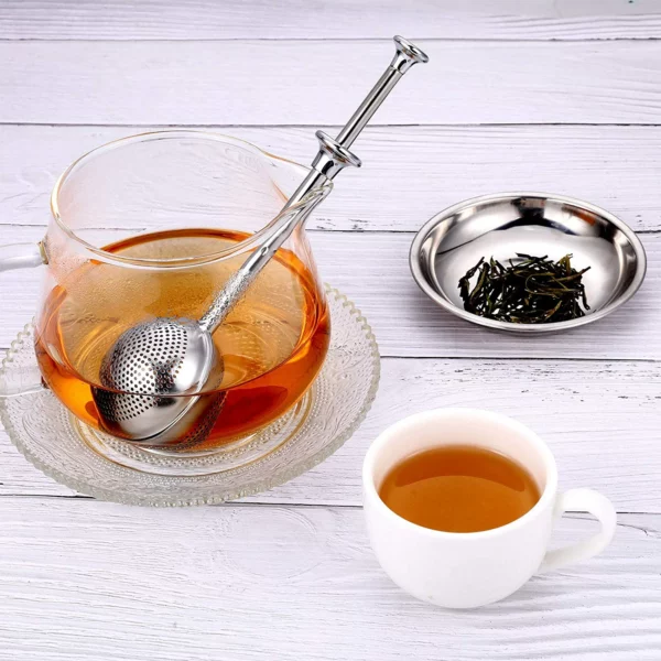 (2022 Pêşkêşiya Sersalê-50% OFF)-Drêj-Handle Tea Infuser-BELAT 2 BIDIN