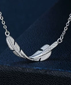 🔥 Last Day Promotion 75% OFF 🔥Memorial - Guardian Angel Feather Necklace