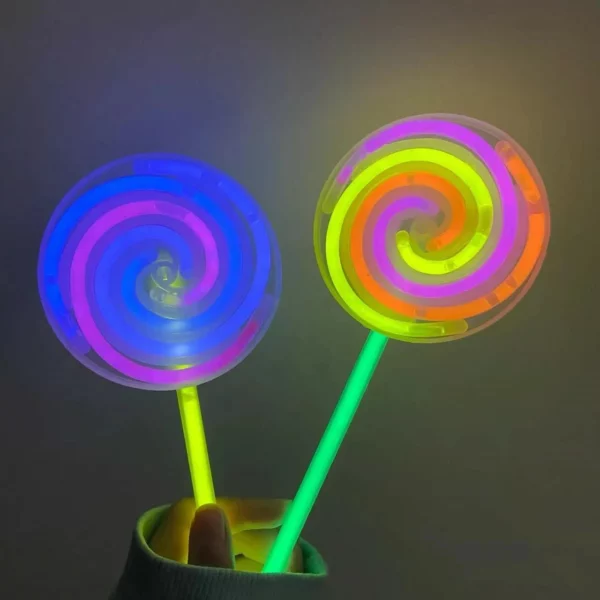 (លក់ក្តៅ) Glow Stick Lollipop