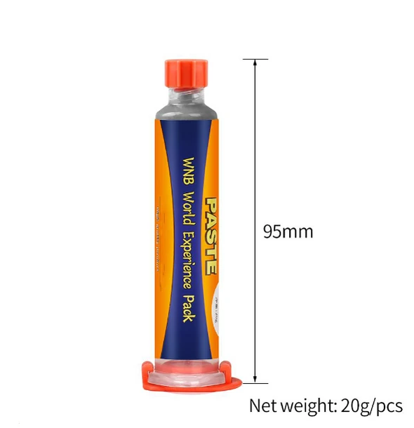 【ซื้อ 2 แถม 1 ฟรี】20g BGA Syringe Tin Solder Paste ตะกั่ว Sn63/Pb37 จุดหลอมเหลว 183 ℃