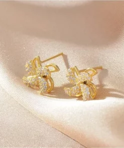 (2022 New Year Hot Sale - 50% Off Now) Rotating Windmill Earrings (BUY 4 GET 20% OFF NOW)