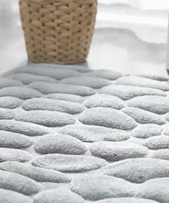 (🎇New Year Sale🎇- 48% OFF) Cobblestone Embossed Bathroom Bath Mat