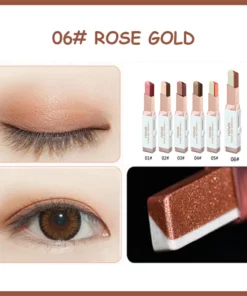 (Compre 2 y obtenga 2 gratis) STICK DE SOMBRA DE OJOS DE DOBLE COLOR PERFECTA