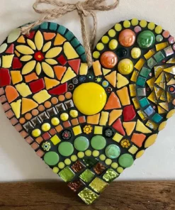 (🎄Christmas sale-50% Off🎄)Large garden mosaic heart
