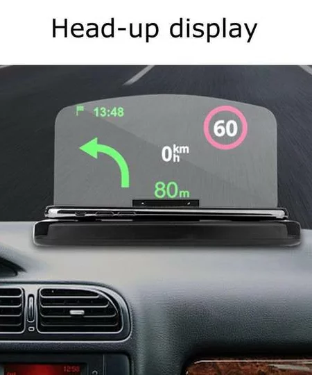 (Varhaisjouluale - Säästä 50 %) Head Up Navigation Display Projektorin puhelinteline