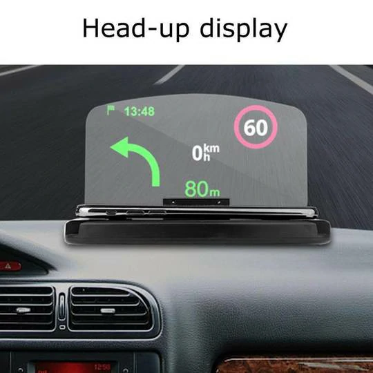 (Varotra Krismasy aloha - Mitahiry 50% OFF) Head Up Navigation Display Projector Phone Holder