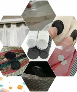 High-grade invisible plastic magnet button (5PCS)--Present a gift now:sewing set