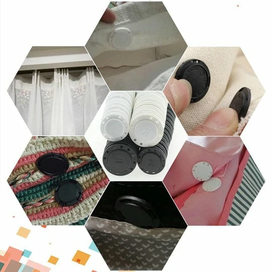 High-grade invisible plastic magnet button (5PCS)--Present a gift now:sewing set