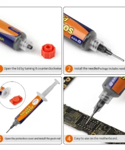 【BUY 2 GET 1 FREE】20g BGA Syringe Tin Solder Paste Leaded Sn63/Pb37 Melting Point 183℃