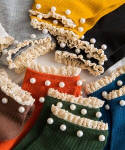 (🎉NAUJŲJŲ METŲ IŠPARDAVIMAS – 48 % NUOLAIDA) Naujos mados pavasarinės nėrinių perlinės kojinės (vienas dydis tinka visiems) – PIRKTI 8 GAUTI PAPILDOMI 20 % NUOLAIDA