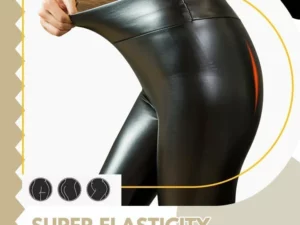 2022 S-Shaped PU Leather Leggings