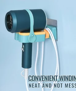 Free punch hair dryer stand