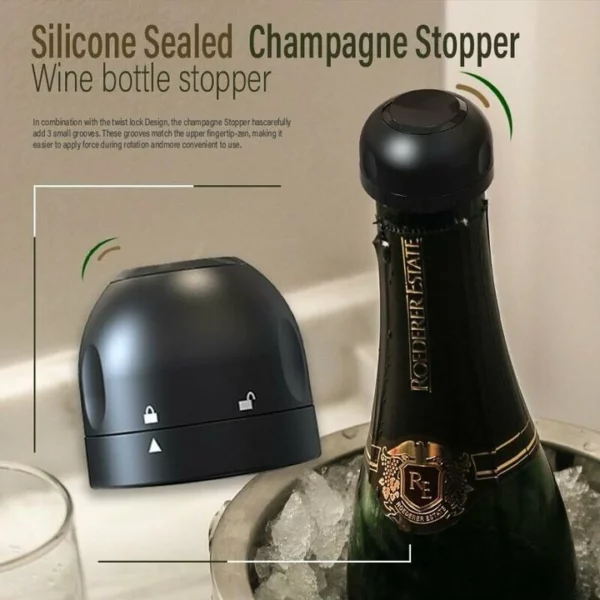 🔥50% KORTING🔥Silicone Sealed Champagne Stopper