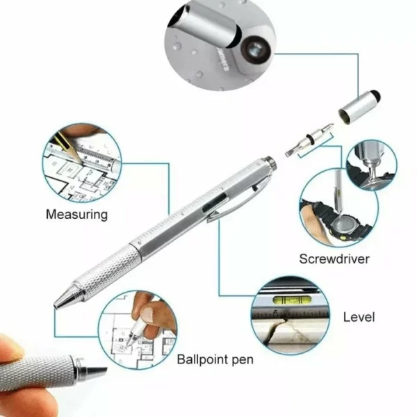 🔥50% OFF TAM SIM NO🔥 6 hauv 1 Multi-functional Stylus Pen