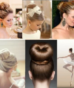 (🎅EARLY XMAS SALE - 50% OFF) Magic Hair Bun Maker™ - 3 خریدیں 10% کی چھوٹ پائیں