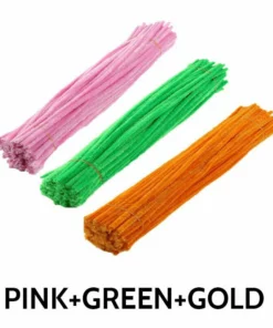 100Pcs Creative Handmade Colored Wool Root Top Twisting Bar Manual Fluffy Bar Iron Wire🔥50% OFF🔥