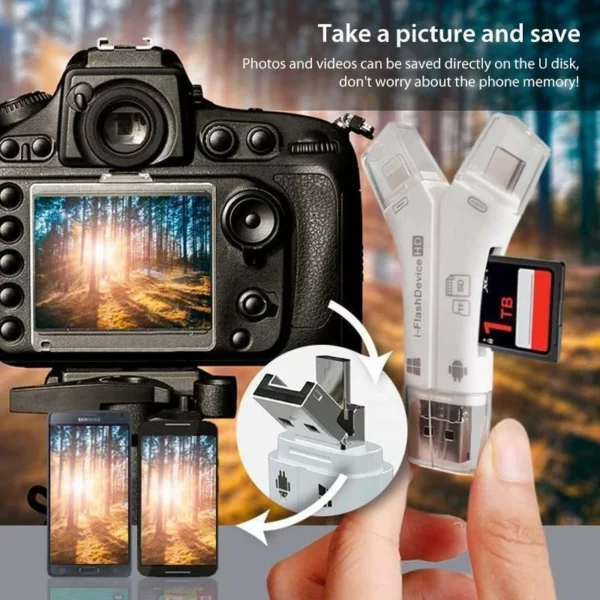 (🎄Christmas Promotion)4-in-1 Media Transfer(👍Buy 2 get 10% OFF)