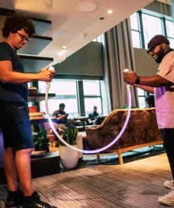 Light Pong: The High-tech Multiplayer Interaction 1-Dimensional Game Console