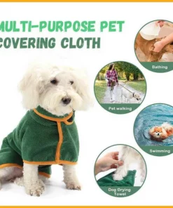 🎅( EARLY CHRISTMAS SALE - SAVE 50% OFF) SUPER ABSORBENT PET BATHROBE-BUY 2 GET EXTRA 10% OFF
