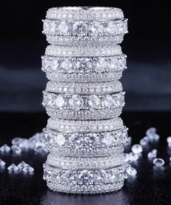 Middle diamond Rotating Ring Brings Love And Goodluck（Second one 50% OFF）